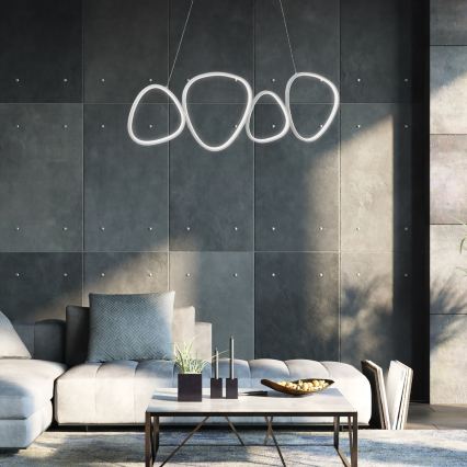 LED полилей на кабел HELIX LED/50W/230V сребрист