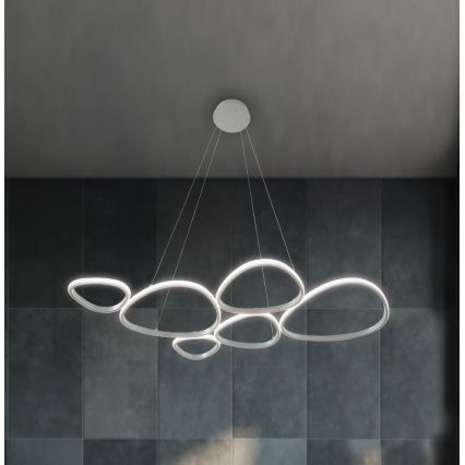 LED полилей на кабел HELIX LED/61W/230V сребрист
