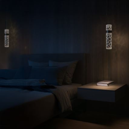 LED полилей на кабел LAGOS LED/8W/230V златист