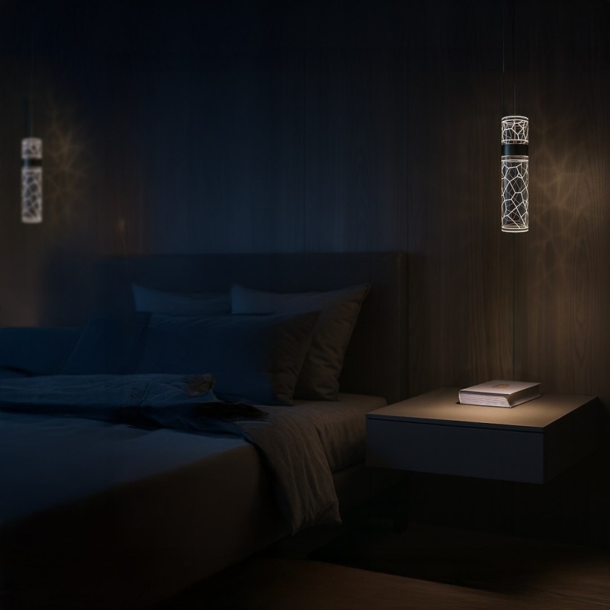 LED полилей на кабел LAGOS LED/8W/230V златист