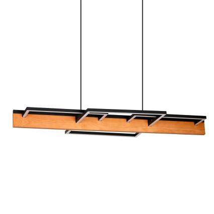 LED полилей на кабел LARYSA LED/35W/230V, борова дървесина