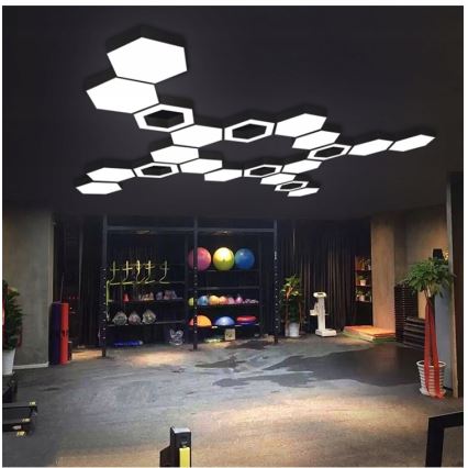 LED полилей на кабел LED/20W/230V черен