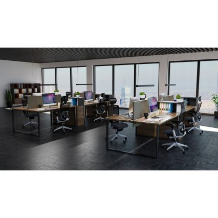 LED полилей на кабел LED/44W/230V 3000K 120 cm черен