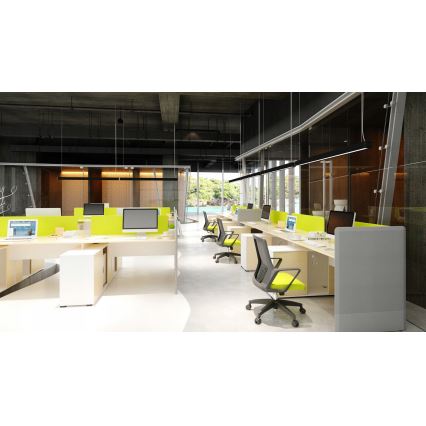 LED полилей на кабел LED/44W/230V 4000K 120 cm черен