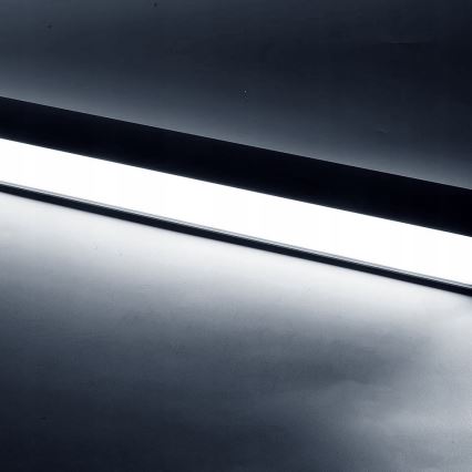 LED полилей на кабел LED/44W/230V 6000K 120 см черен