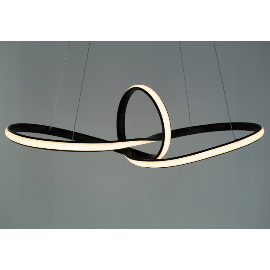 LED полилей на кабел LED/44W/230V черен