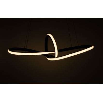 LED полилей на кабел LED/44W/230V черен
