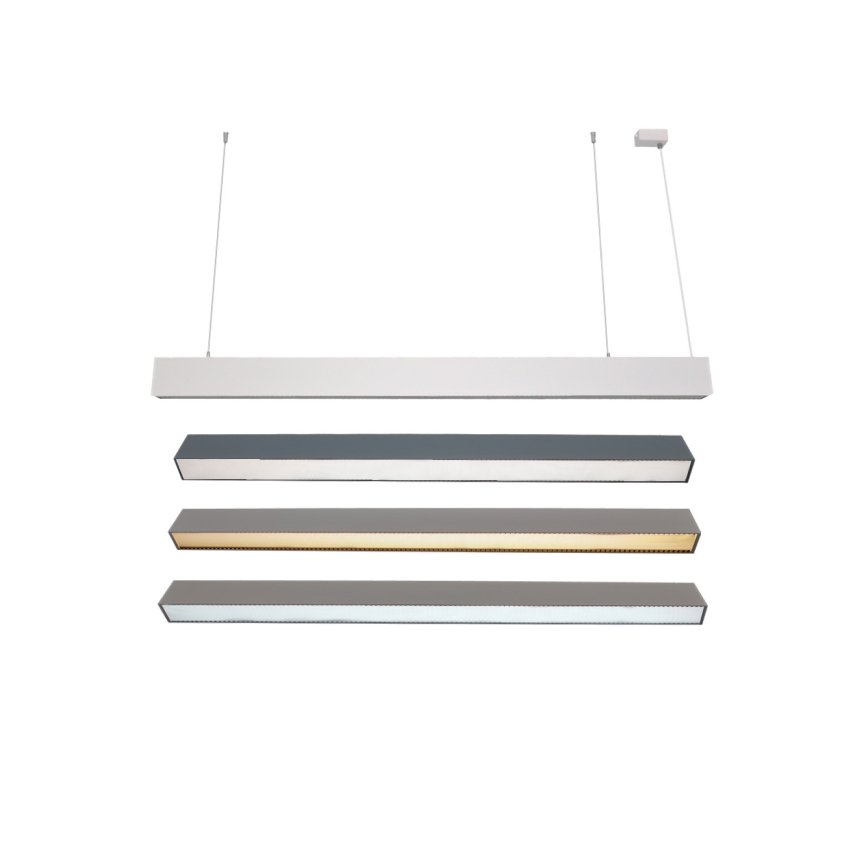 LED полилей на кабел LED/55W/230V 3000/4000/6500K 120 см бял