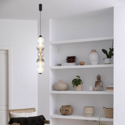 LED полилей на кабел LUMMI LED/19W/230V черен/опушен