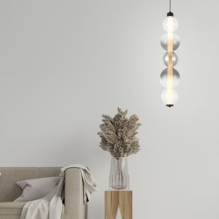 LED полилей на кабел LUMMI LED/19W/230V черен/опушен