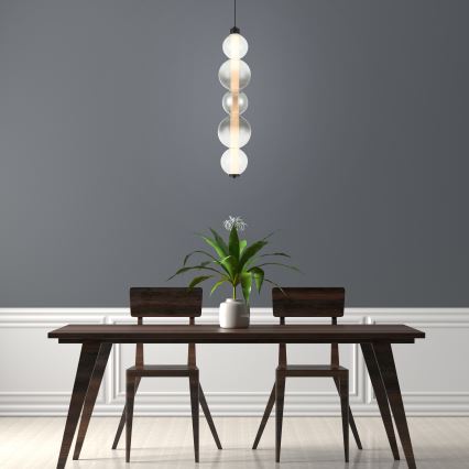 LED полилей на кабел LUMMI LED/19W/230V черен/опушен