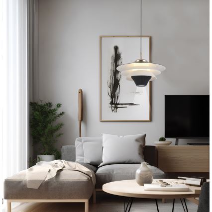 LED полилей на кабел MANLEY LED/5W/230V черен/бял