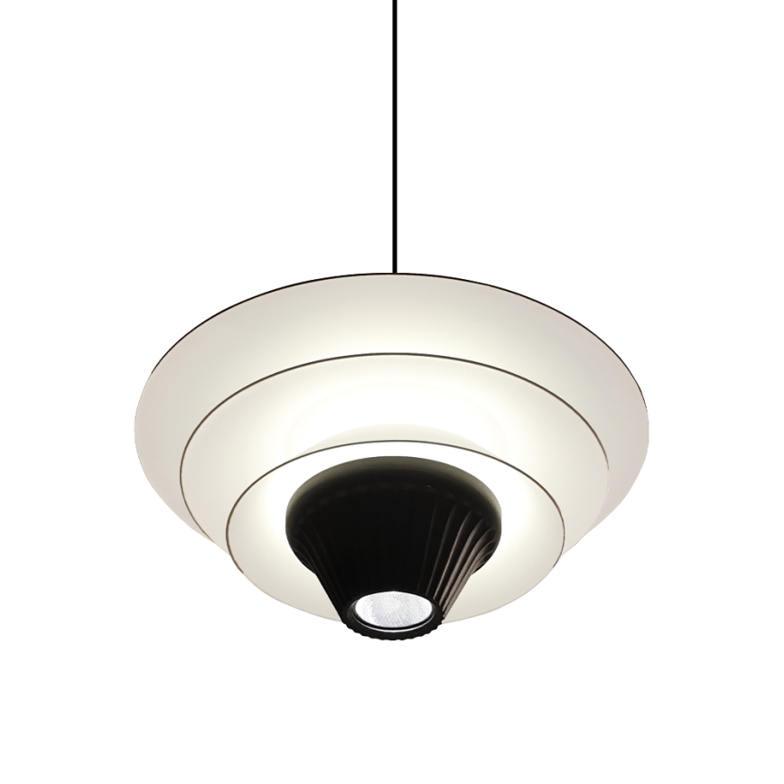 LED полилей на кабел MANLEY LED/5W/230V черен/бял