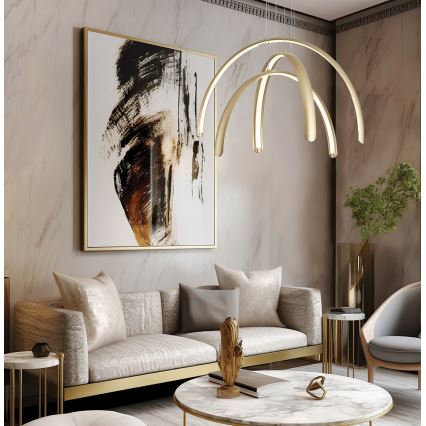 LED полилей на кабел MEGAN LED/41W/230V златист