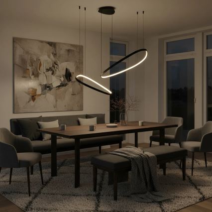 LED полилей на кабел MICHELLE LED/48W/230V 4000K черен