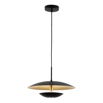LED полилей на кабел MONICA LED/16W/230V черно/златисто