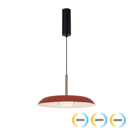 LED полилей на кабел NUDO LED/11W/230V 3000/4000/6000K червен