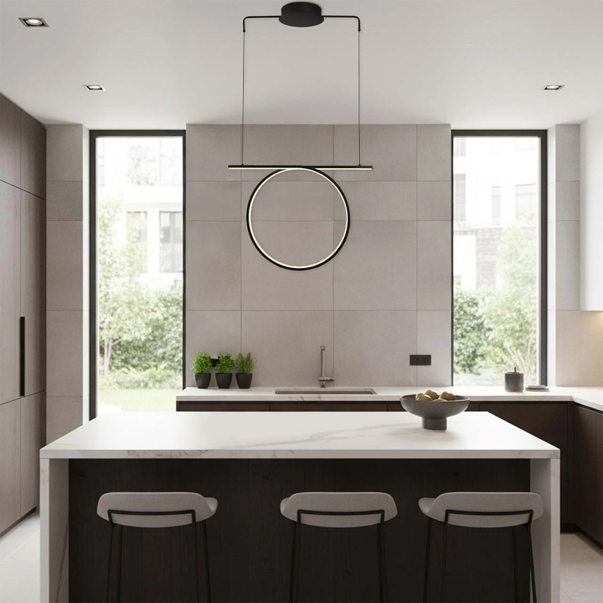 LED полилей на кабел ODETTA LED/30W/230V 4000K черен