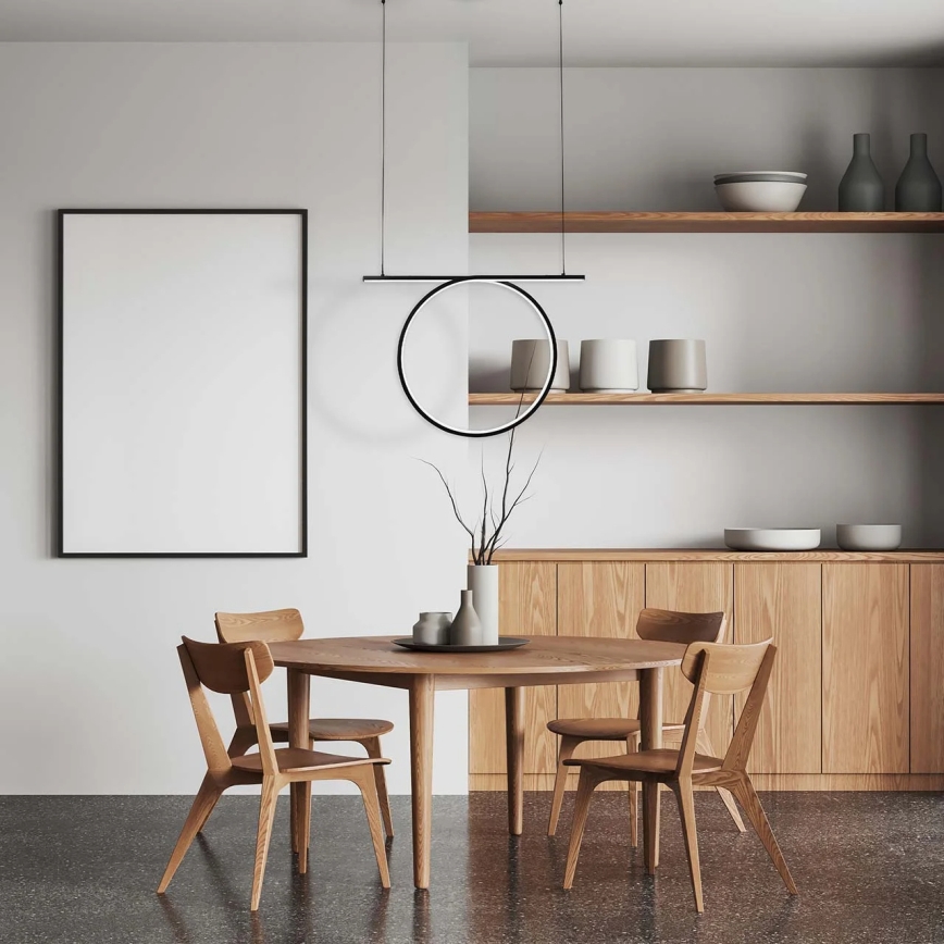 LED полилей на кабел ODETTA LED/30W/230V 4000K черен