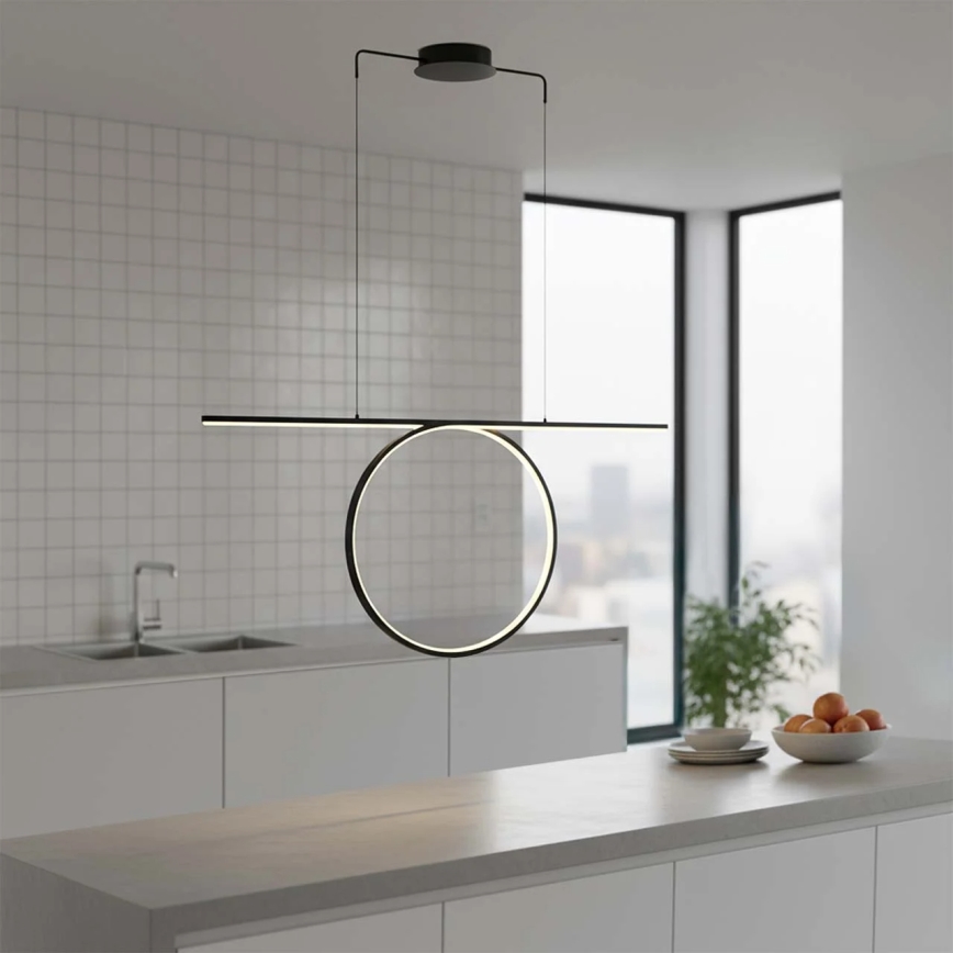 LED полилей на кабел ODETTA LED/42W/230V 4000K черен