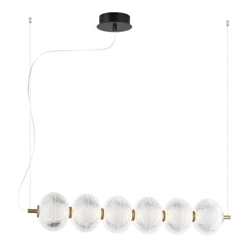 LED полилей на кабел PELLUCID LED/23W/230V златист/прозрачен