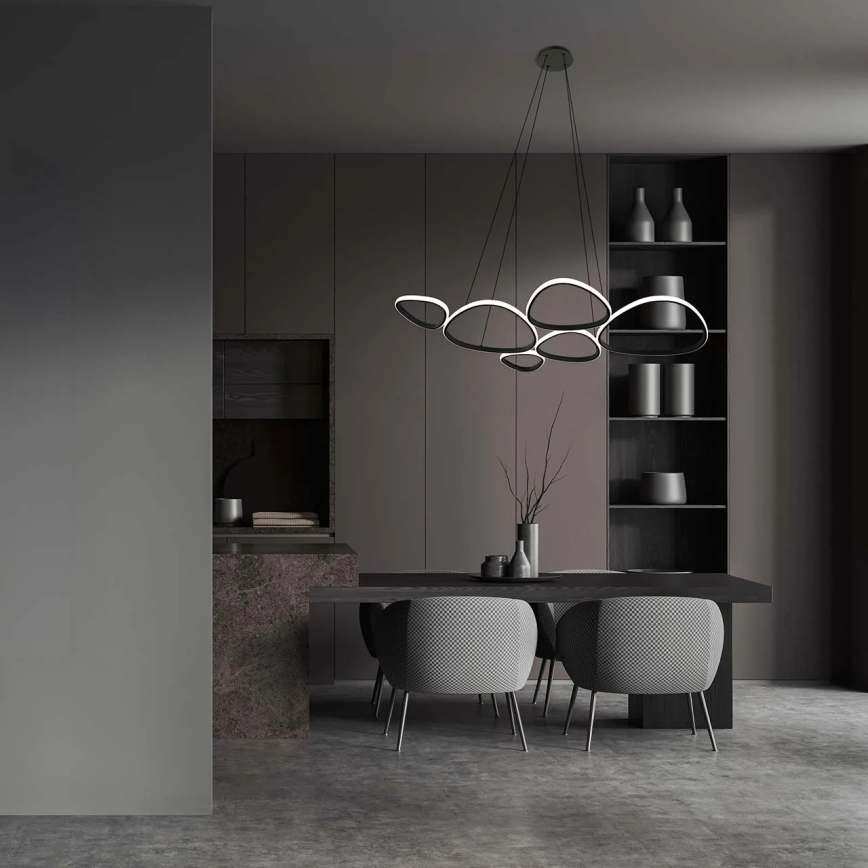 LED полилей на кабел PETRA LED/58W/230V 4000K черен