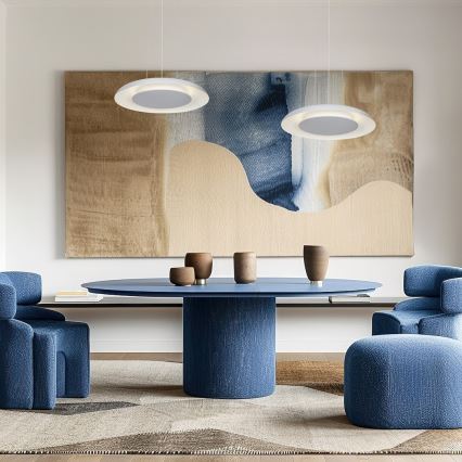 LED полилей на кабел PIATTINO LED/30W/230V 2700/3200/4000K pr. 40 cm бял