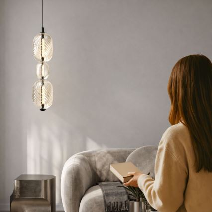 LED полилей на кабел PLAYA LED/12W/230V черен