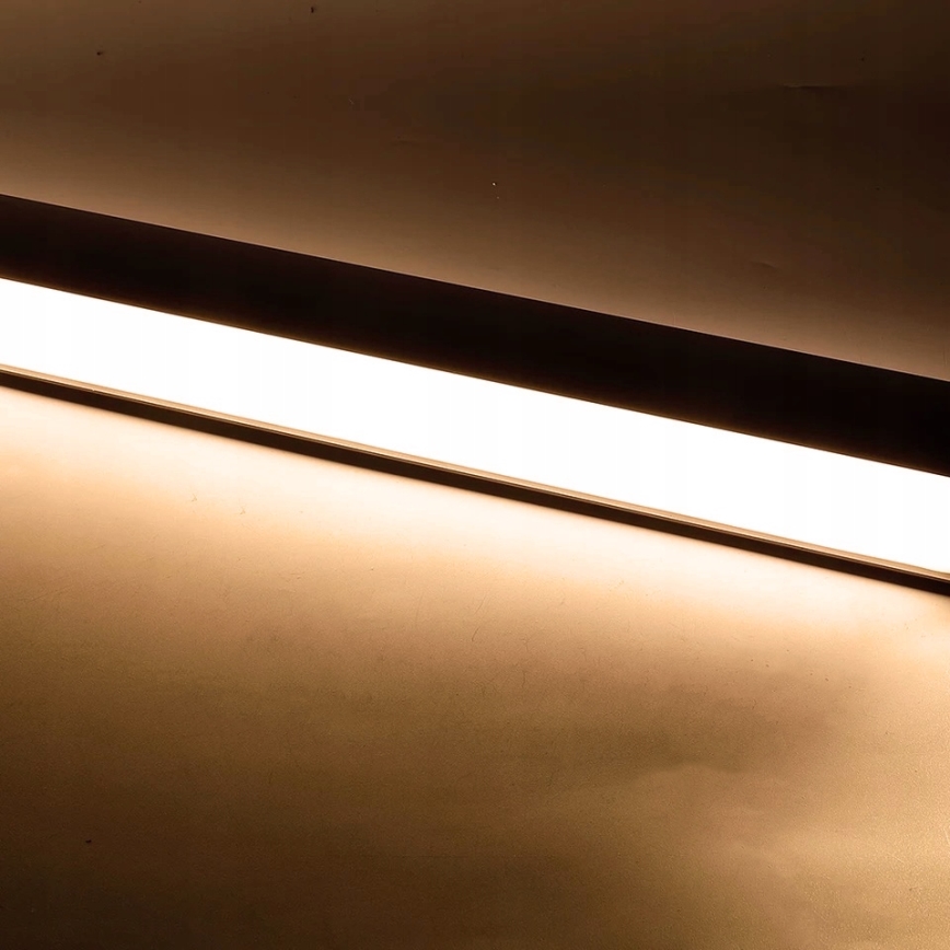 LED полилей на кабел/повърхностно монтиран LED/44W/230V 3000K 120 см черен