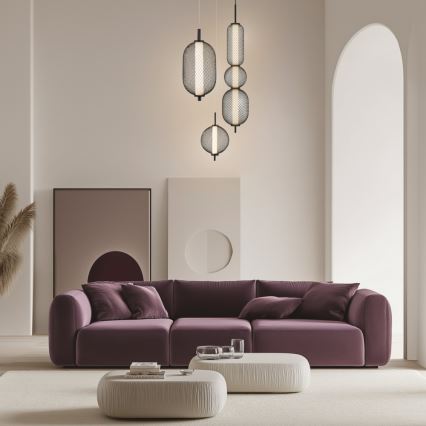 LED полилей на кабел PUMA LED/10W/230V Ø 20 см черен