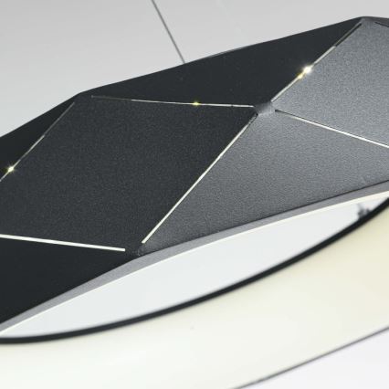 LED полилей на кабел REUS LED/36W/230V 4000K Ø 61 см черен