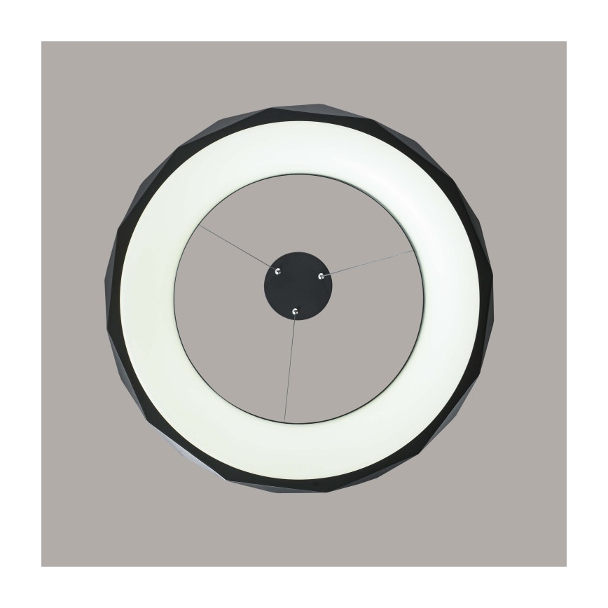 LED полилей на кабел REUS LED/36W/230V 4000K Ø 61 см черен