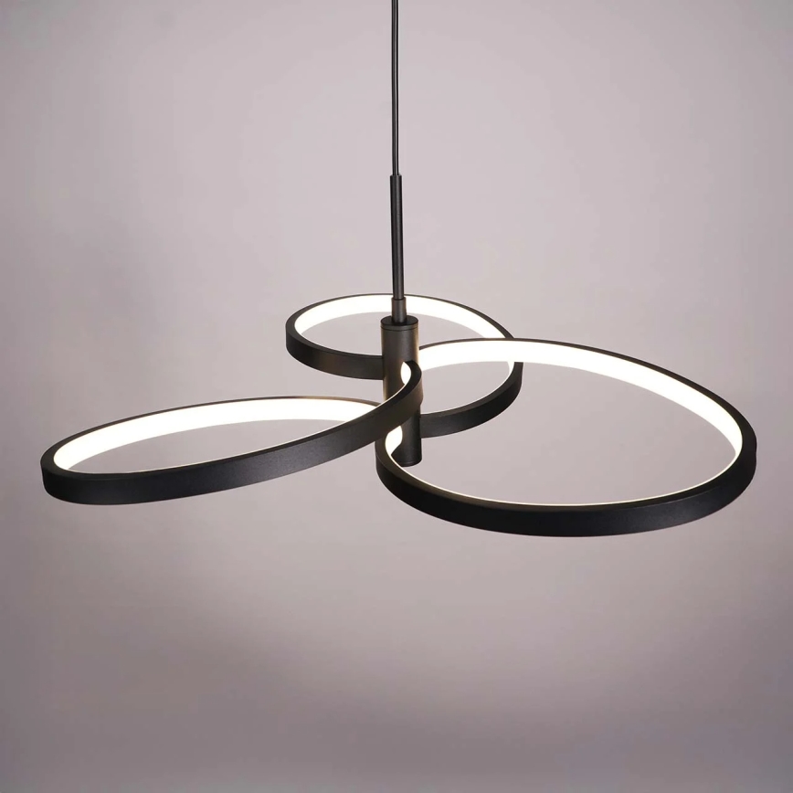 LED полилей на кабел RIBBON LED/25W/230V 4000K черен