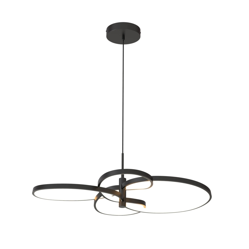 LED полилей на кабел RIBBON LED/37W/230V 4000K черен