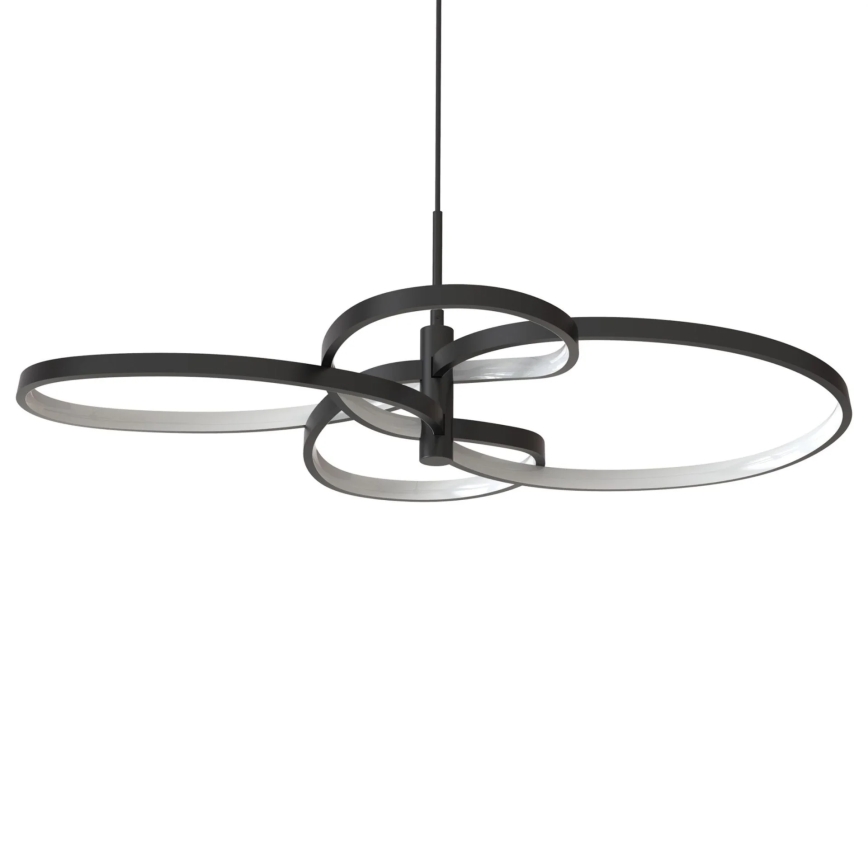 LED полилей на кабел RIBBON LED/37W/230V 4000K черен