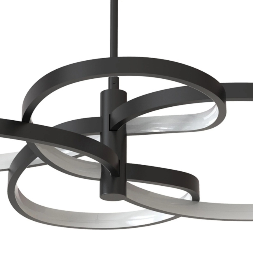 LED полилей на кабел RIBBON LED/37W/230V 4000K черен