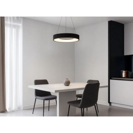 LED полилей на кабел с регулируема яркост LED/75W/230V 3000-6500K Ø49 см + дистанционно управление