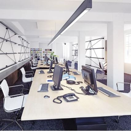 LED полилей на кабел SAMSUNG CHIP LED/40W/230V 4000K черен