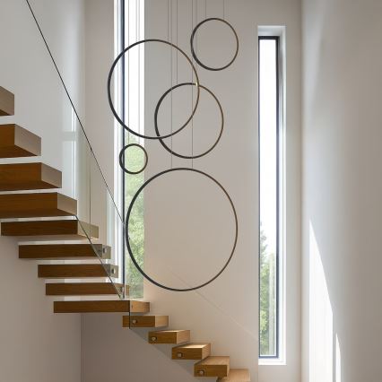 LED полилей на кабел SATURNO LED/100W/230V черен