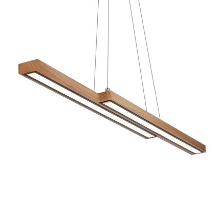 LED полилей на кабел SENTO LED/19W/230V дървен