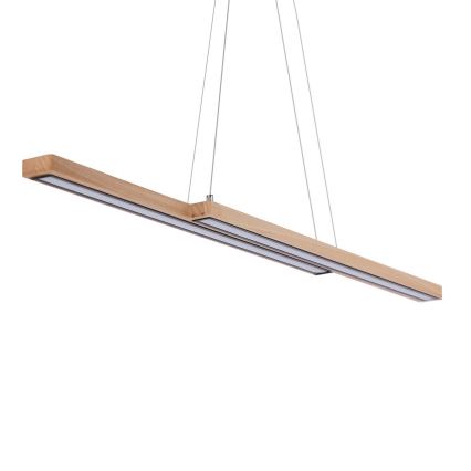 LED полилей на кабел SENTO LED/19W/230V дървен