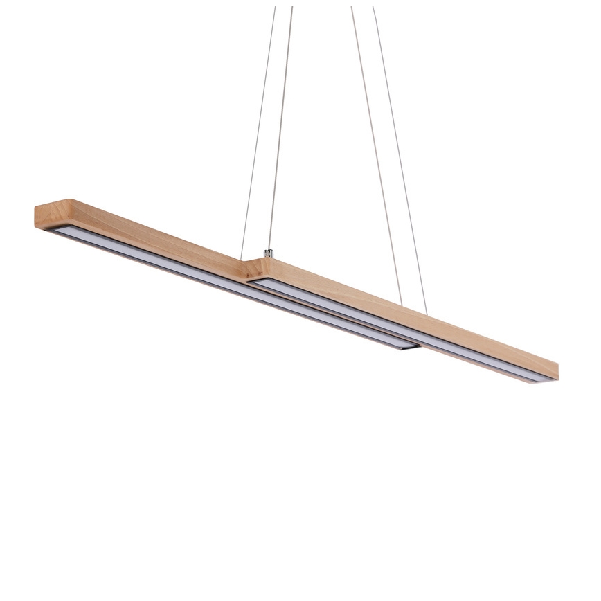 LED полилей на кабел SENTO LED/19W/230V дървен