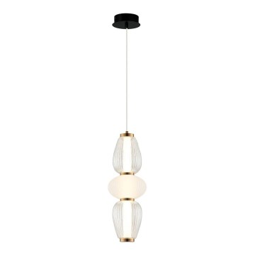 LED полилей на кабел SHINY LED/17W/230V бял/златен