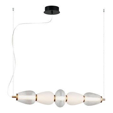 LED полилей на кабел SHINY LED/23W/230V бял/златен