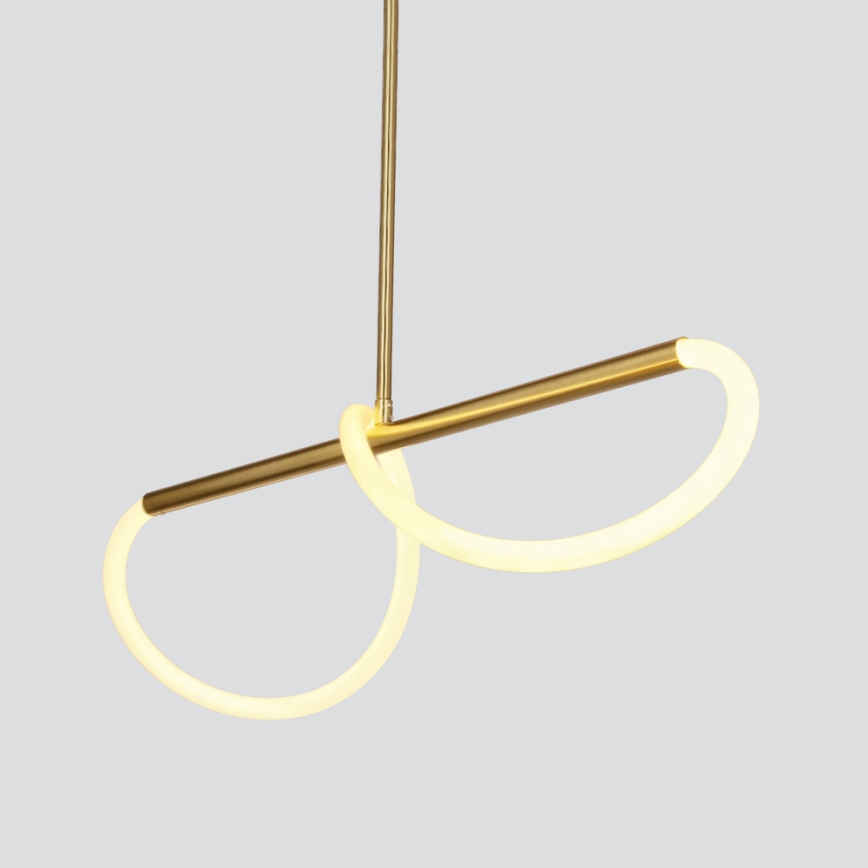 LED полилей на кабел SUPREME LED/18W/230V 80 cm златен