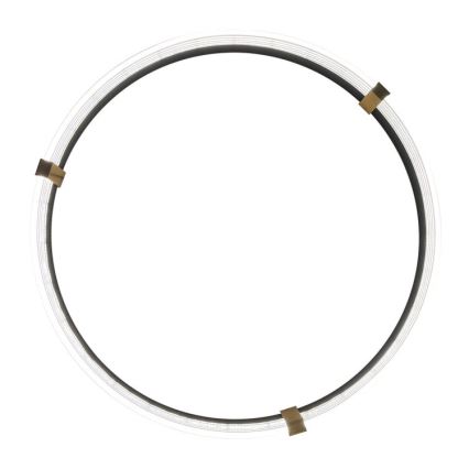 LED полилей на кабел TRIANGLE LED/40W/230V 3000/4000/6000K Ø 60 см черен