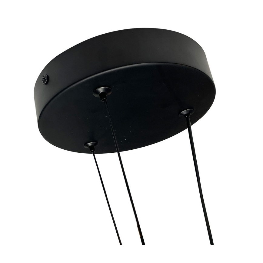 LED полилей на кабел TRIANGLE LED/40W/230V 3000/4000/6000K Ø 60 см черен