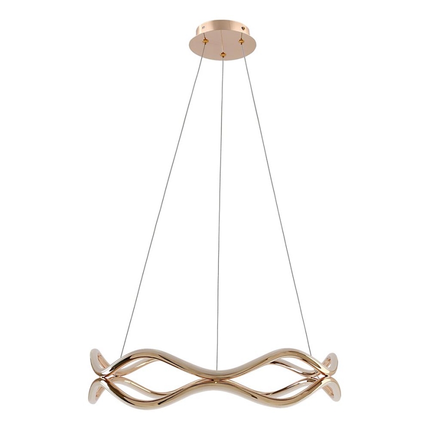 LED полилей на кабел VAVE LED/28W/230V розово злато