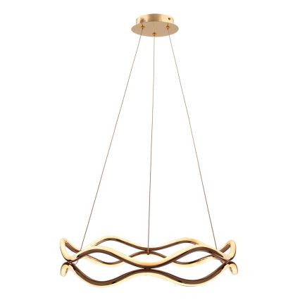 LED полилей на кабел VAVE LED/28W/230V розово злато