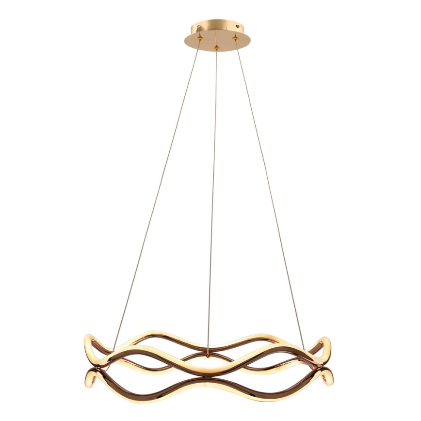 LED полилей на кабел VAVE LED/28W/230V розово злато